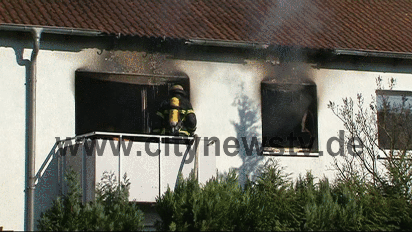 Wohnungsbrand - Verbrennungen - zwei verletzte FA, Foto: www.citynewstv.de